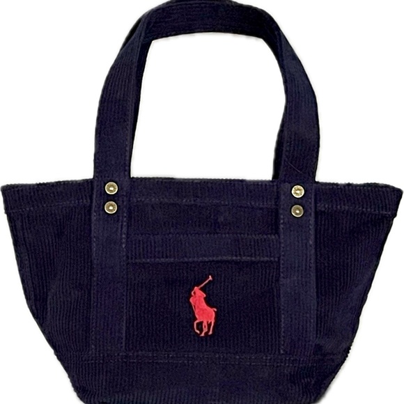 Ralph Lauren Handbags - Ralph Lauren 𝐶𝑜𝑟𝑑𝑢𝑟𝑜𝑦 Mini Tote